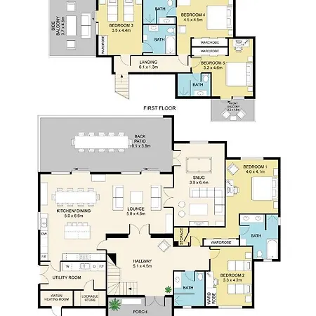Esquina Luxury 5 Bed 5 Bath Вилла Польенса